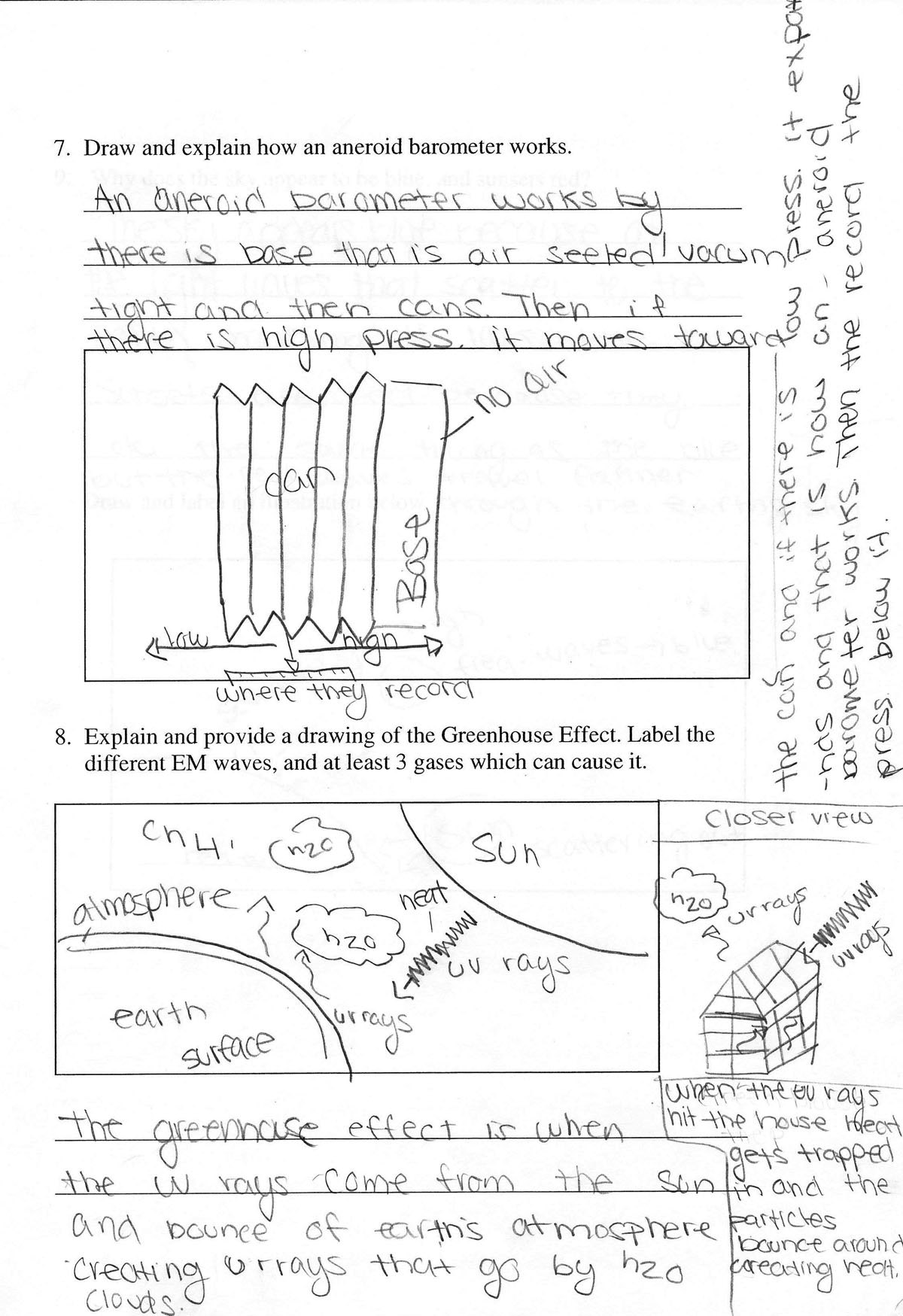 Science homework answers 8th grade